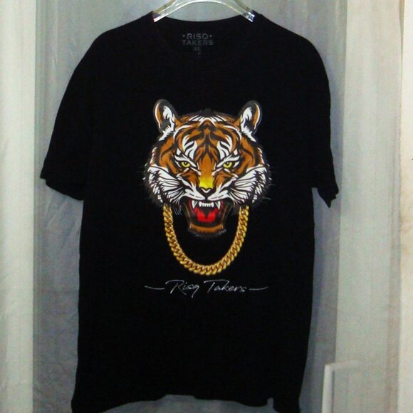 RISQ TAKERS Tiger with Gold Chain - Picture 2 of 5